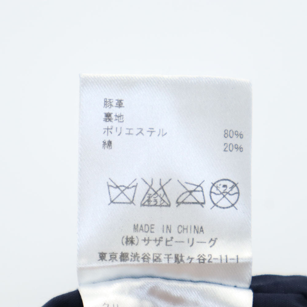 Gramicci グラミチ ピッグスキン スエード ショートパンツ S ネイビー レディース