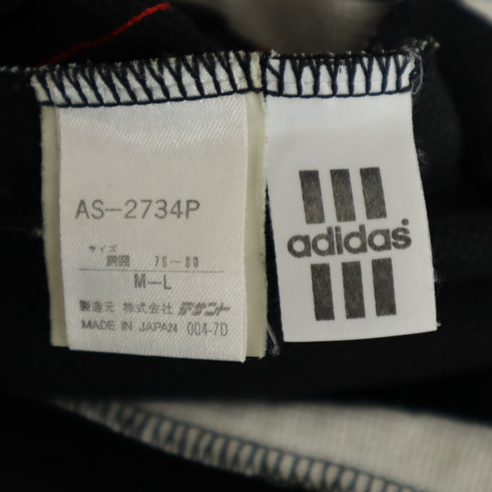 アディダス 80s 90s デサント製 オールド ジャージショートパンツ M-L ブラック adidas ハーフ メンズ