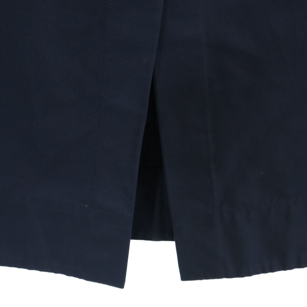 JIL SANDER ジルサンダー イタリア製 ミディ丈 スカート 32 ネイビー ウエストゴム レディース