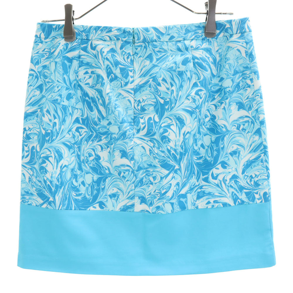 マイケルマイケルコース 柄 切替 ミニ丈 スカート 2 ブルー系 MICHAEL MICHAEL KORS レディース