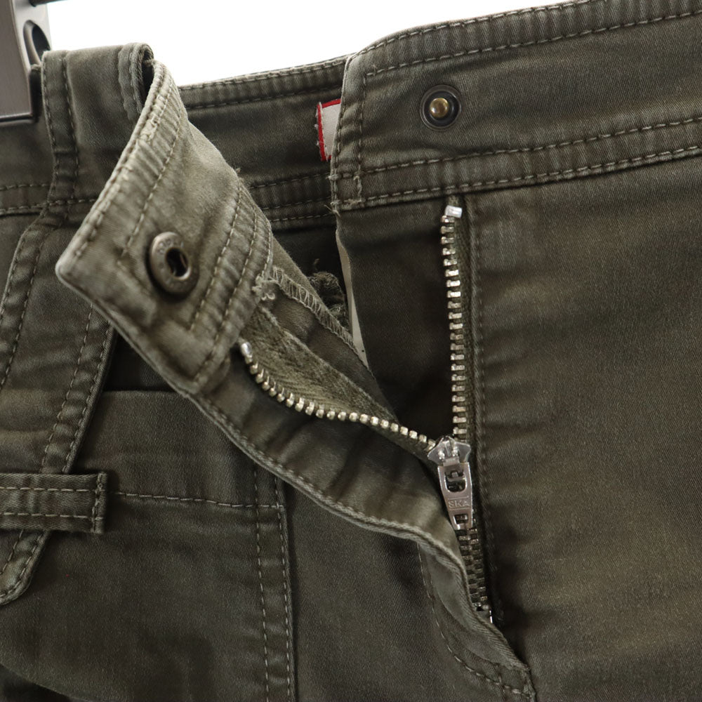 MAX&CO マックスアンドコー ミディ丈 裾フレア スカート 42 カーキ系 レディース