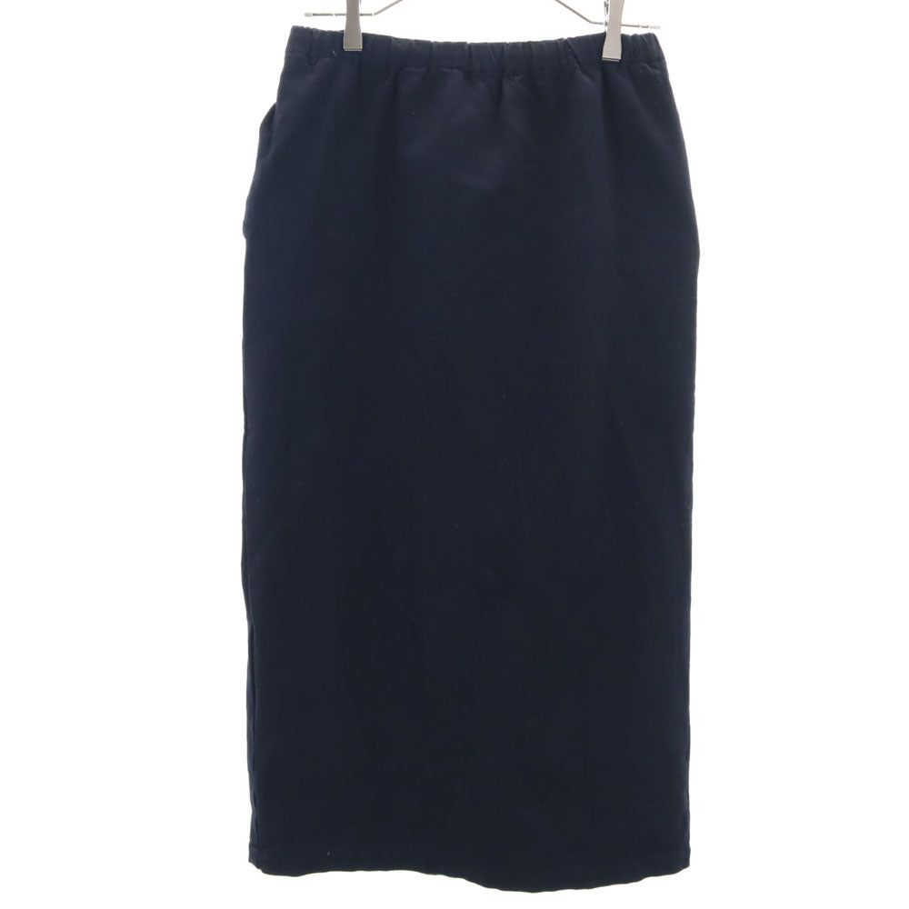 COMME des GARCONS コムデギャルソン 80s 90s オールド ロング丈 タイトスカート ネイビー ウエストゴム レディース