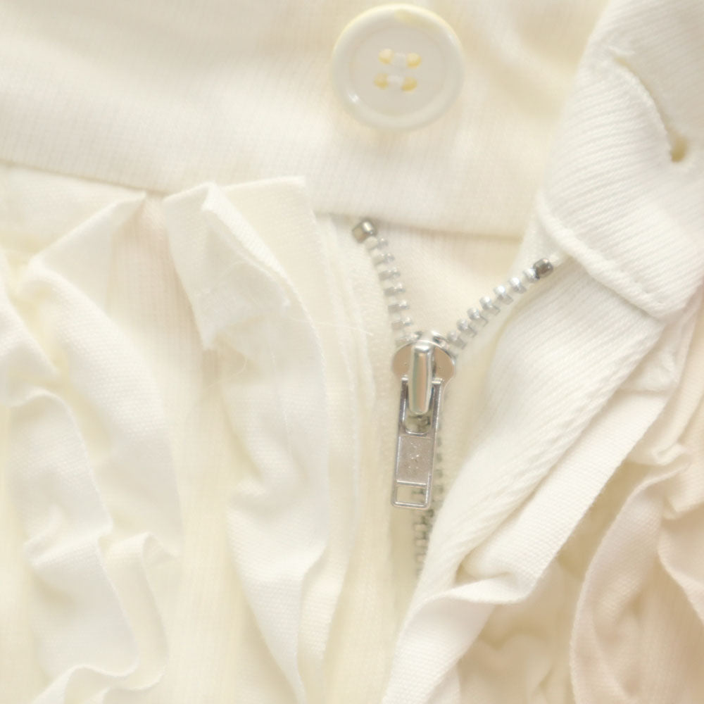 コムデギャルソンコムデギャルソン 2012年 日本製 2012年 サルエルパンツ S ホワイト Comme des Garcons Comme des Garcons フリル メンズ