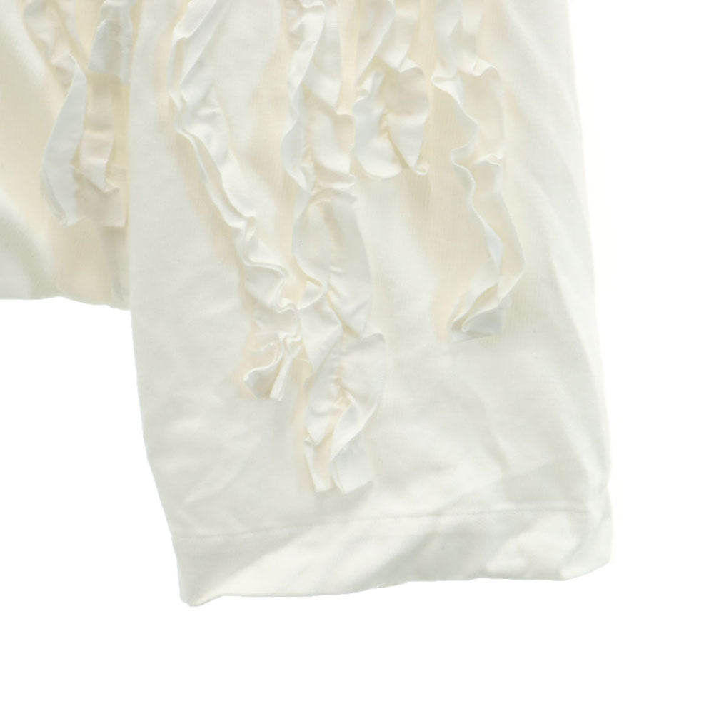 コムデギャルソンコムデギャルソン 2012年 日本製 2012年 サルエルパンツ S ホワイト Comme des Garcons Comme des Garcons フリル メンズ