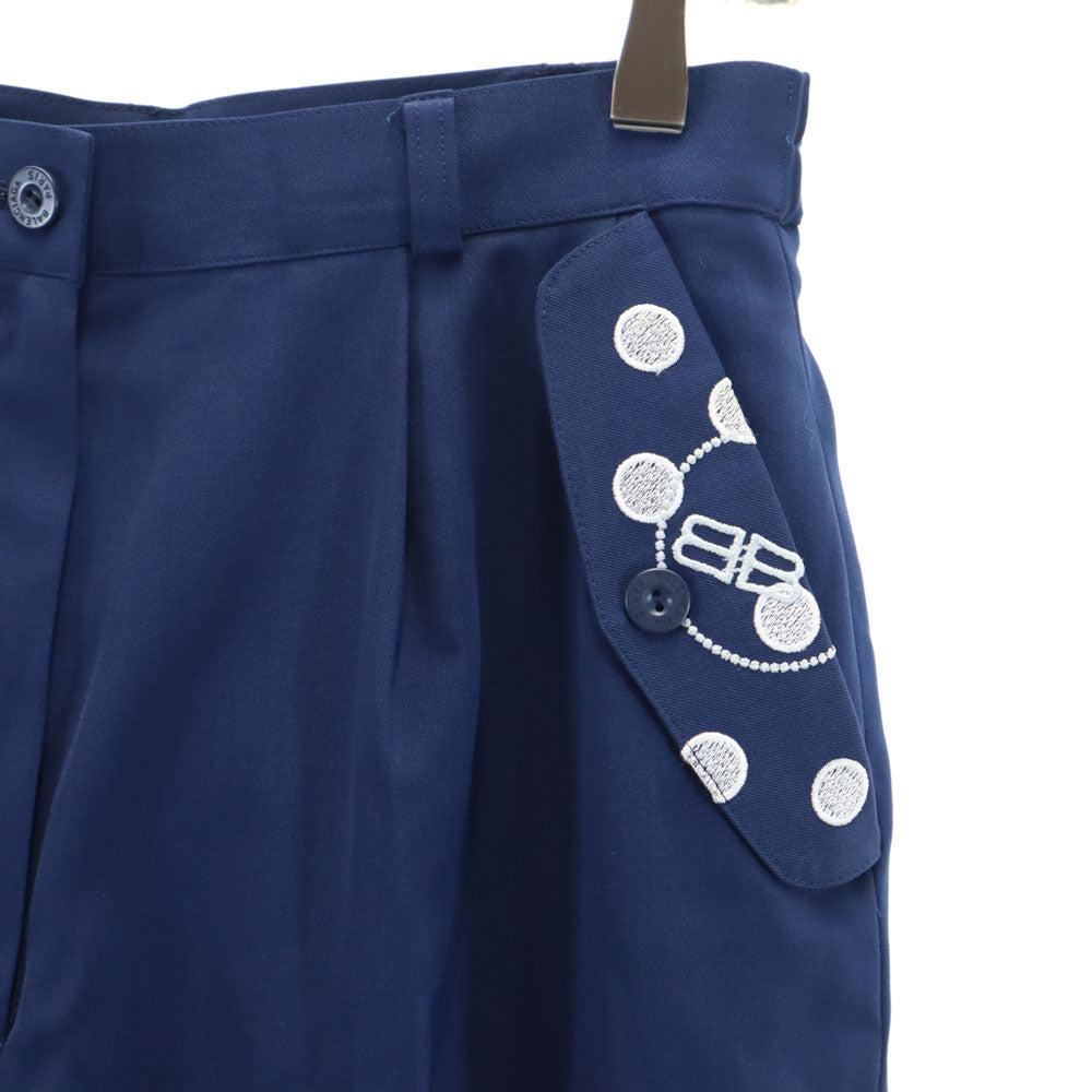 BALENCIAGA バレンシアガ 90s オールド ゴルフ ショートパンツ L ネイビー GOLF キュロット レディース