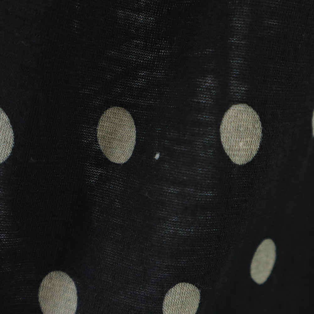 トリココムデギャルソン 90s 1997年 日本製 オールド ドット柄 ロング丈 スカート ブラック tricot COMME des GARCONS ウエストゴム レディース