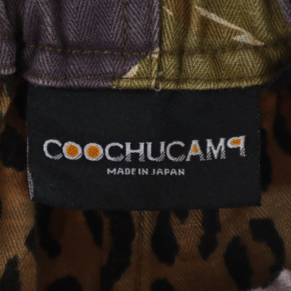 クーチューキャンプ カモフラ柄 クライミングショートパンツ L カーキ COOCHUCAMP 迷彩 メンズ