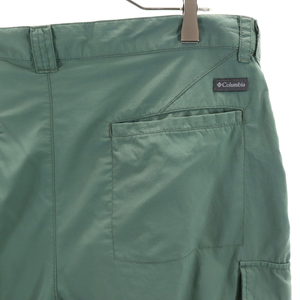 コロンビア アウトドア カーゴショートパンツ W34 グリーン系 Columbia OMNI-SHADE メンズ