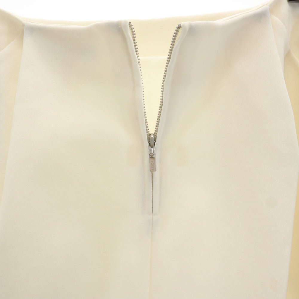 フォクシーニューヨーク 日本製 ミニスカート 40 アイボリー系 FOXEY NEW YORK レディース