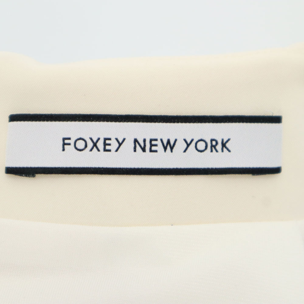 フォクシーニューヨーク 日本製 ミニスカート 40 アイボリー系 FOXEY NEW YORK レディース