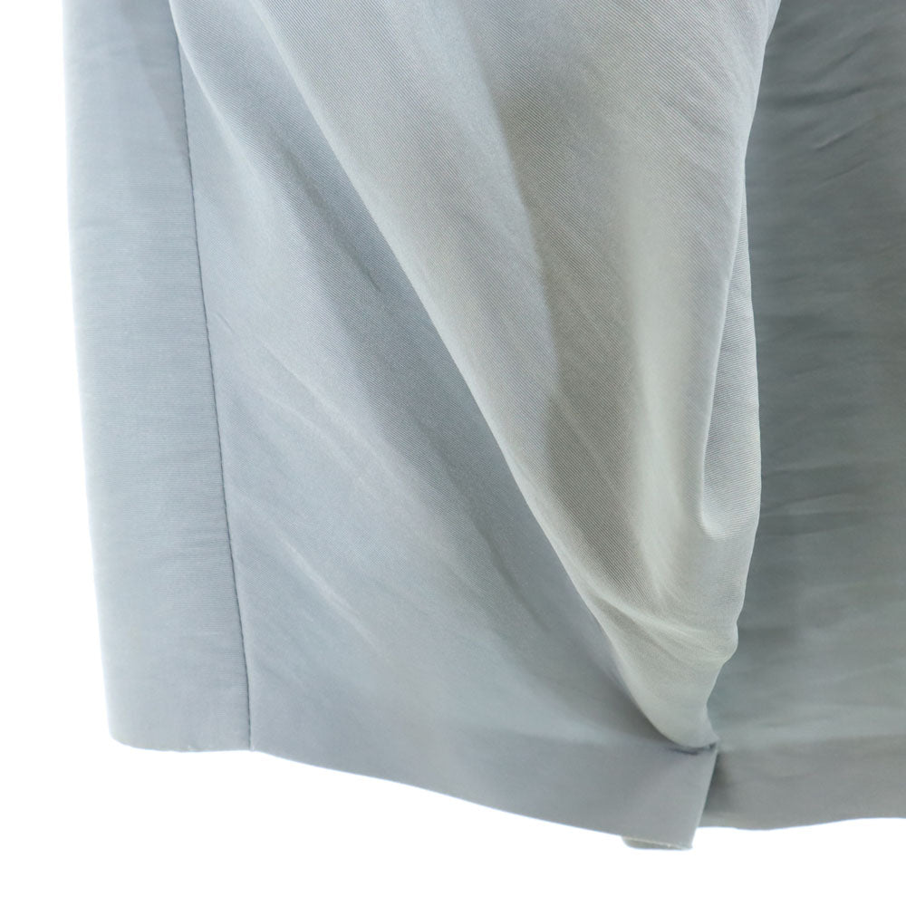 PRADA プラダ イタリア製 シルクブレンド ラップ ショートパンツ 38 ブルー系 レディース