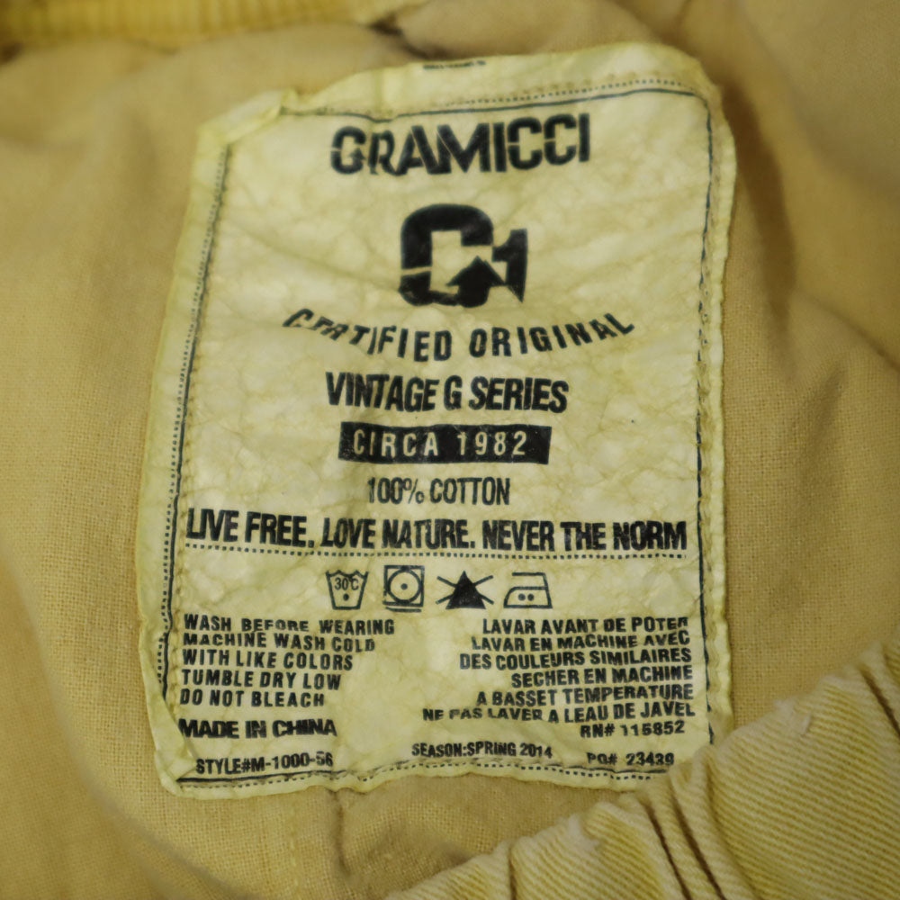 グラミチ クライミングショートパンツ S イエロー Gramicci メンズ