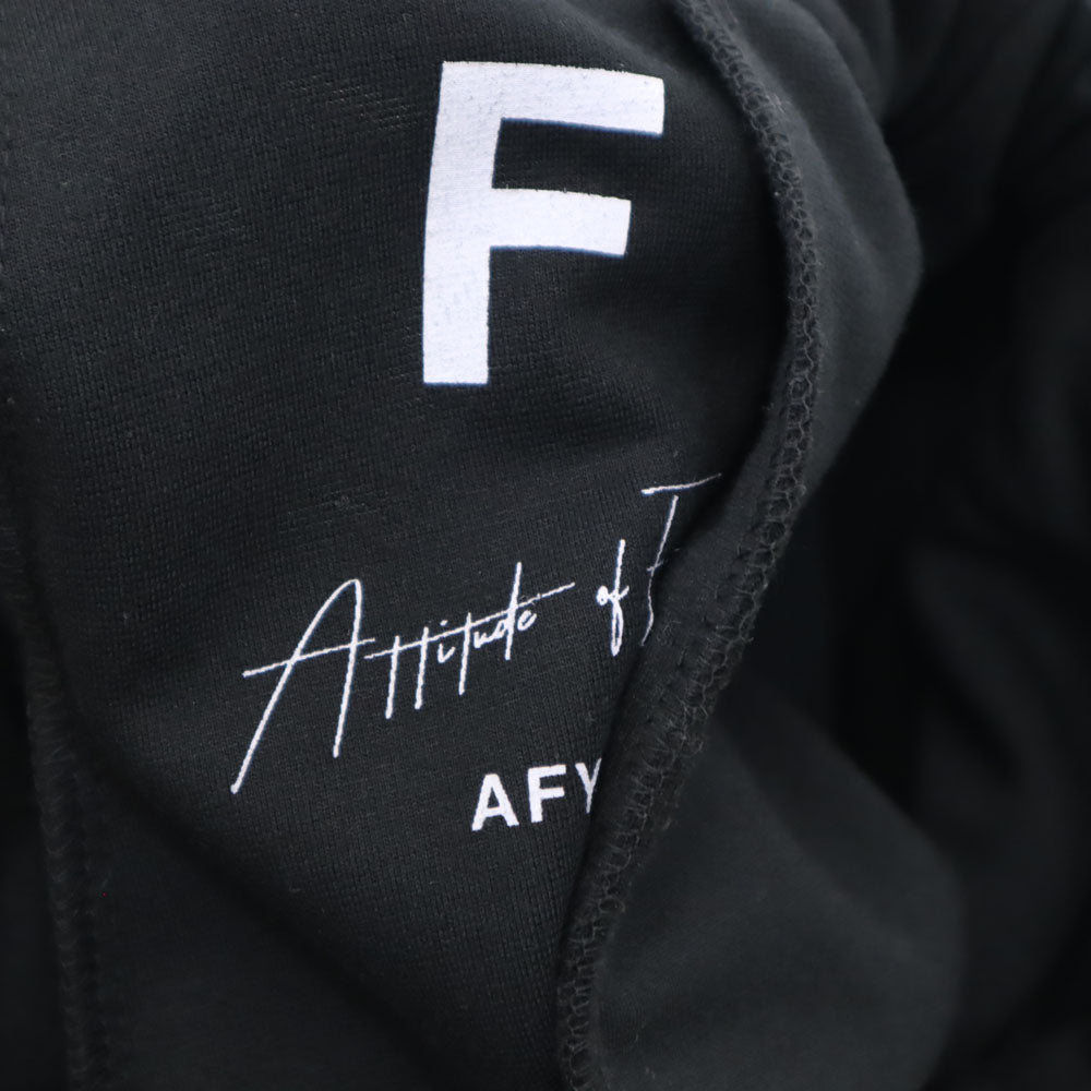 エーエフワイエフ スウェット サルエル ハーフパンツ ブラック AFYF メンズ