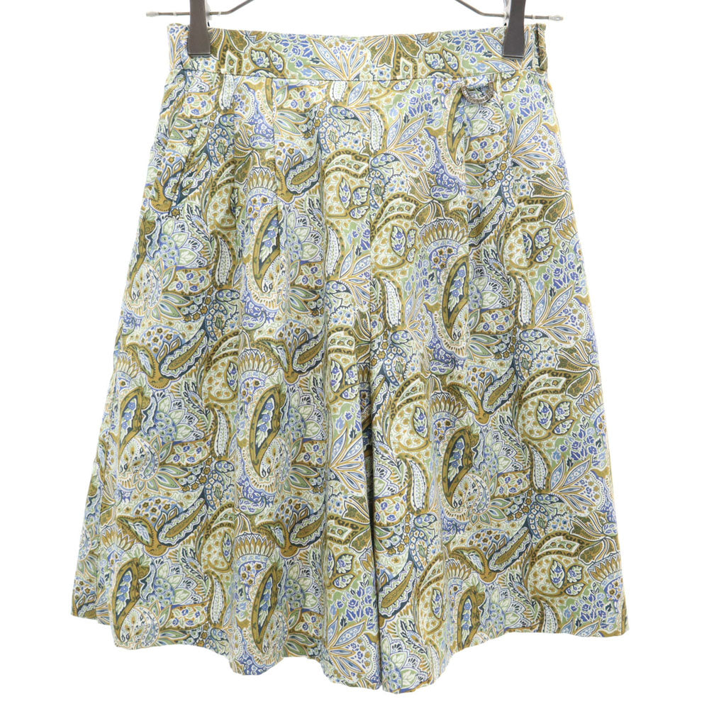 クリスチャンディオール 90s オールド 総柄 ショートパンツ M ブルー 他 Christian Dior レディース