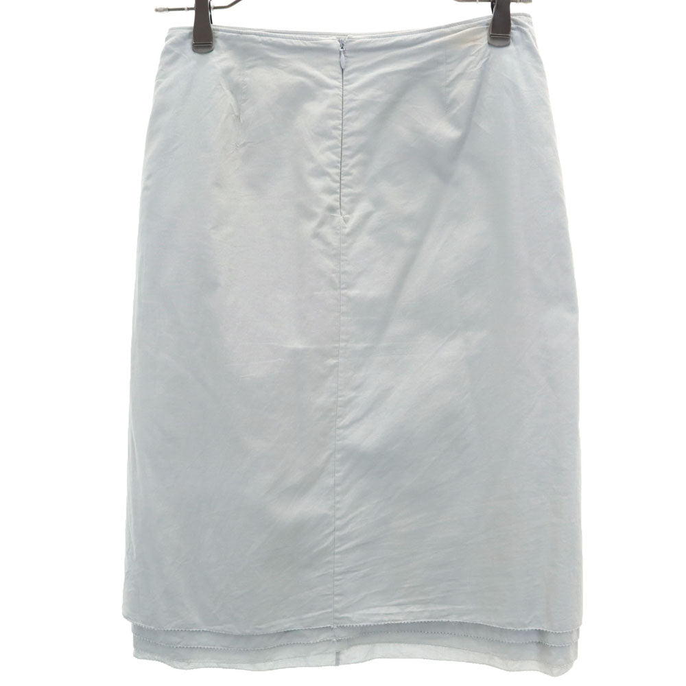 JIL SANDER ジルサンダー イタリア製 ミディ丈 タイトスカート 32 グレー レディース