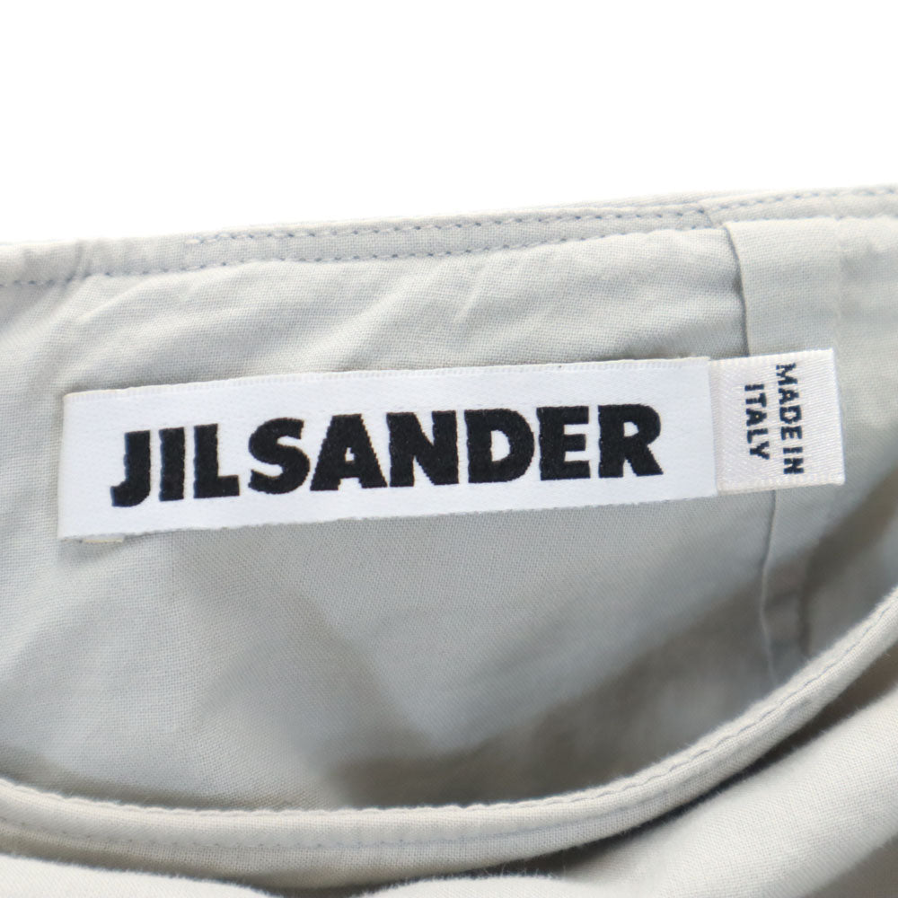 JIL SANDER ジルサンダー イタリア製 ミディ丈 タイトスカート 32 グレー レディース