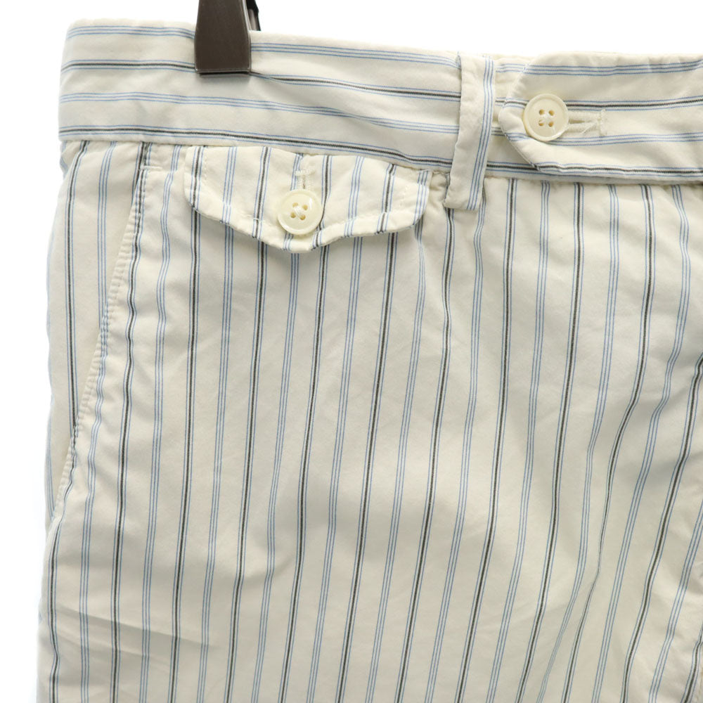 ポロバイラルフローレン ストライプ柄 ショートパンツ W32 ホワイト系 Polo by Ralph Lauren メンズ