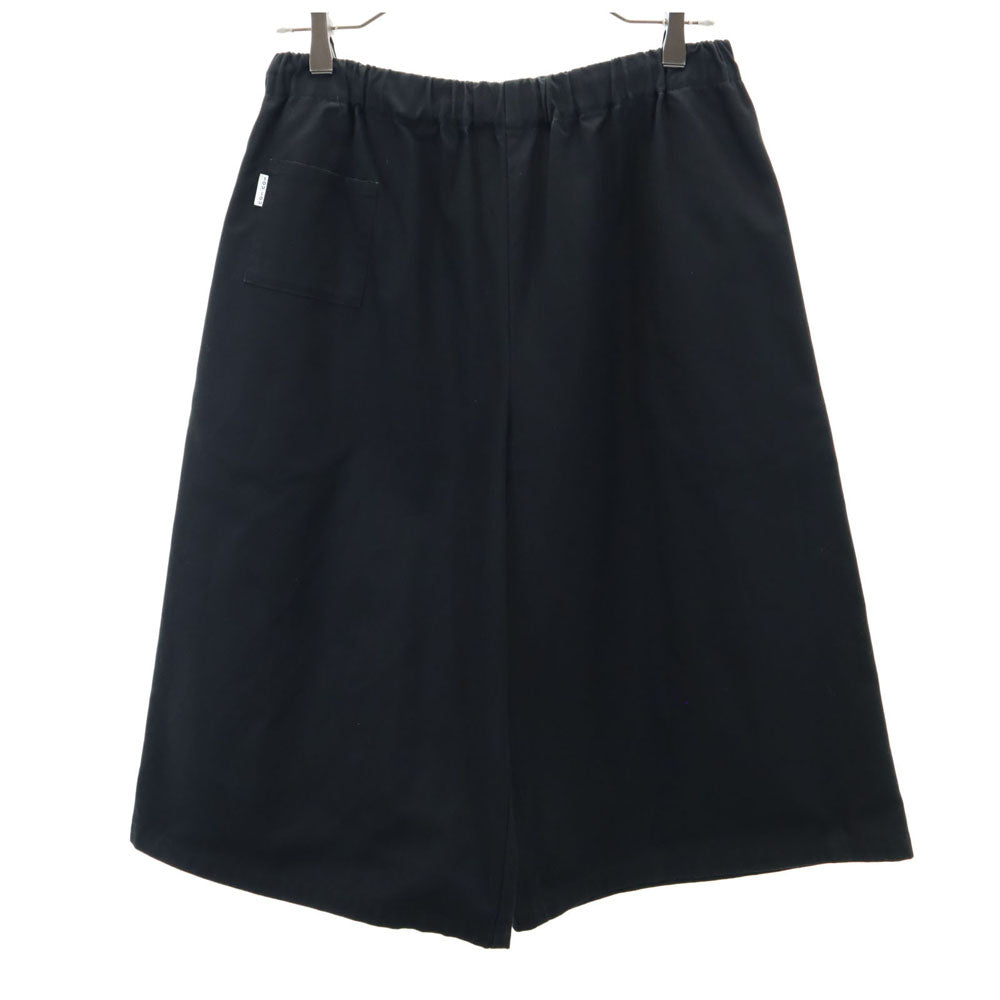 SOUSOU ハーフパンツ ブラック SOUSOU ウエストゴム レディース