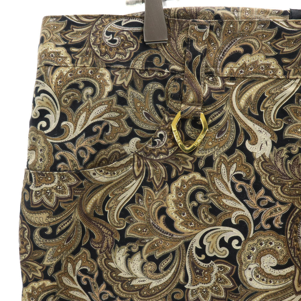 ダブル ペイズリー柄 ショートパンツ 46 ブラウン系 DOWBL メンズ