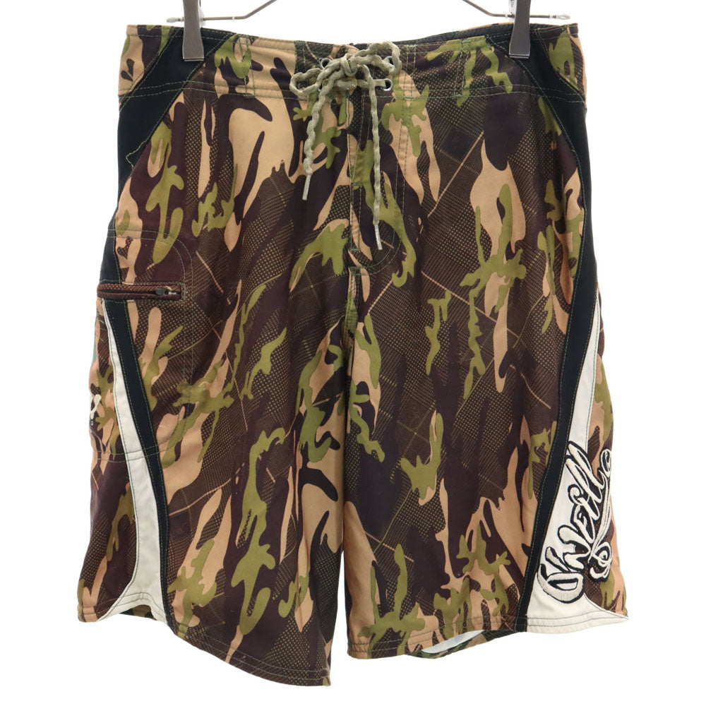 オニール カモフラ柄 スイムウェア ショートパンツ ブラウン O'NEILL 水着 メンズ