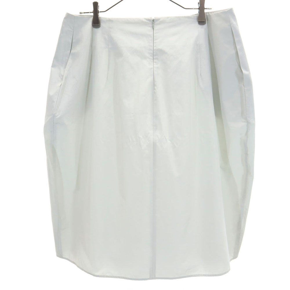 JIL SANDER ジルサンダー イタリア製 ミモレ丈 スカート 44 グレー NAVY レディース