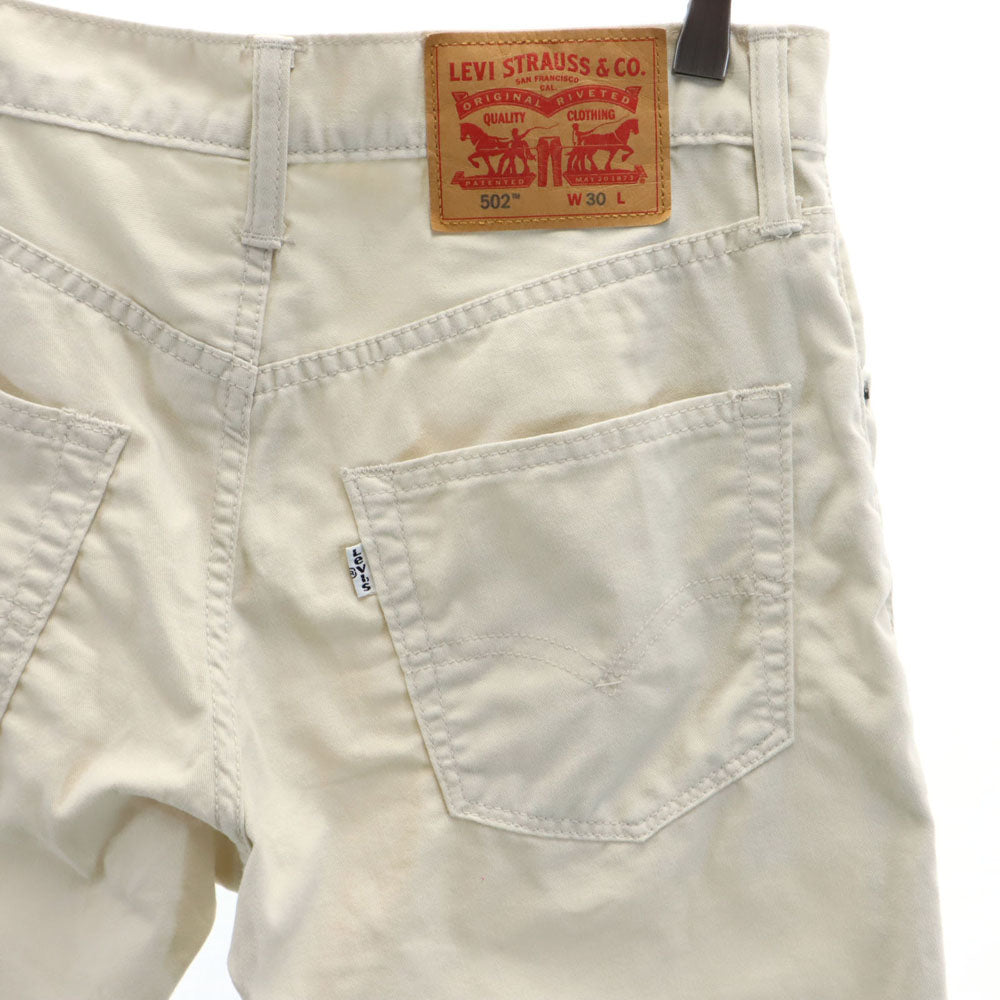 リーバイス 502 ショートパンツ W30 アイボリー系 Levi's メンズ
