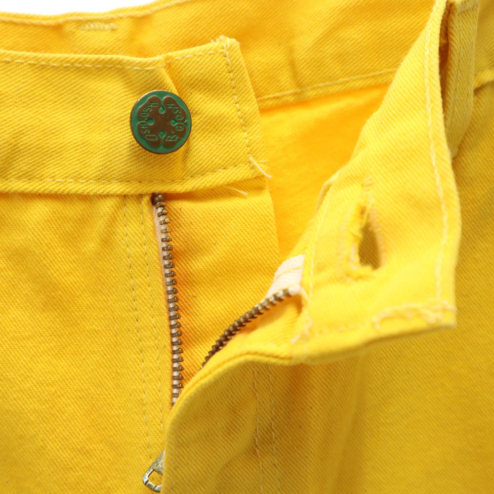 OSHKOSH オシュコシュ 80s 42タロン ヴィンテージ ペインター ハーフパンツ W29 イエロー メンズ