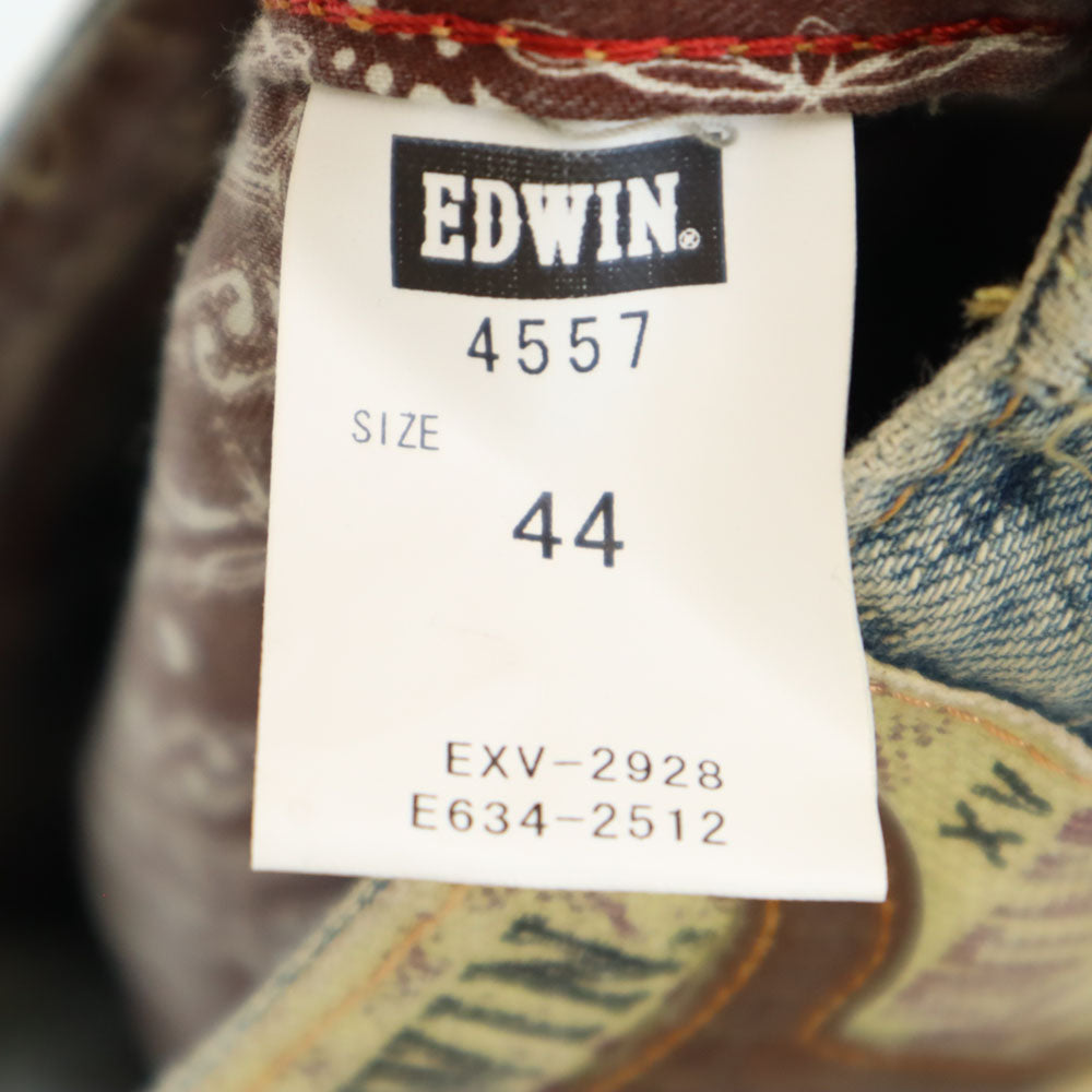 エドウィン 未使用 ヴィンテージ加工 デニム ハーフパンツ W44 ブルー EDWIN EXCLUSIVE VINTAGE ショート メンズ