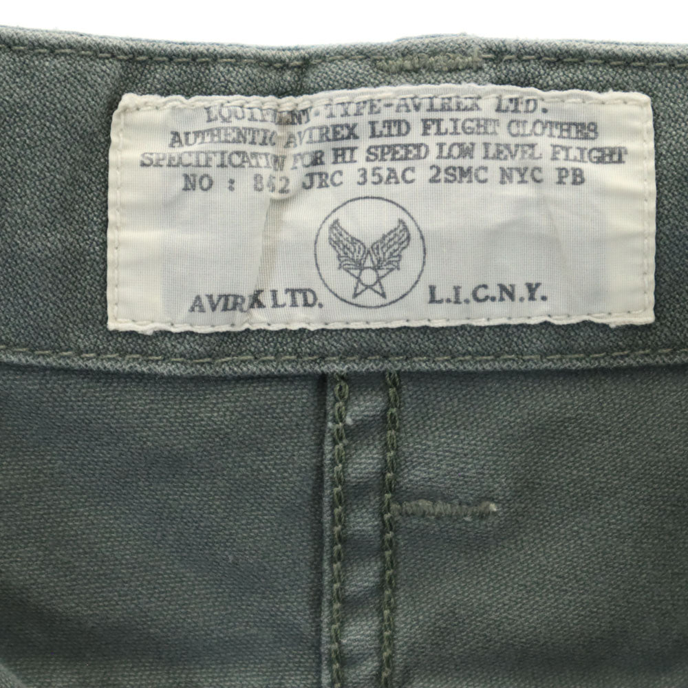 アヴィレックス ミリタリー カーゴパンツ S カーキ AVIREX USA メンズ