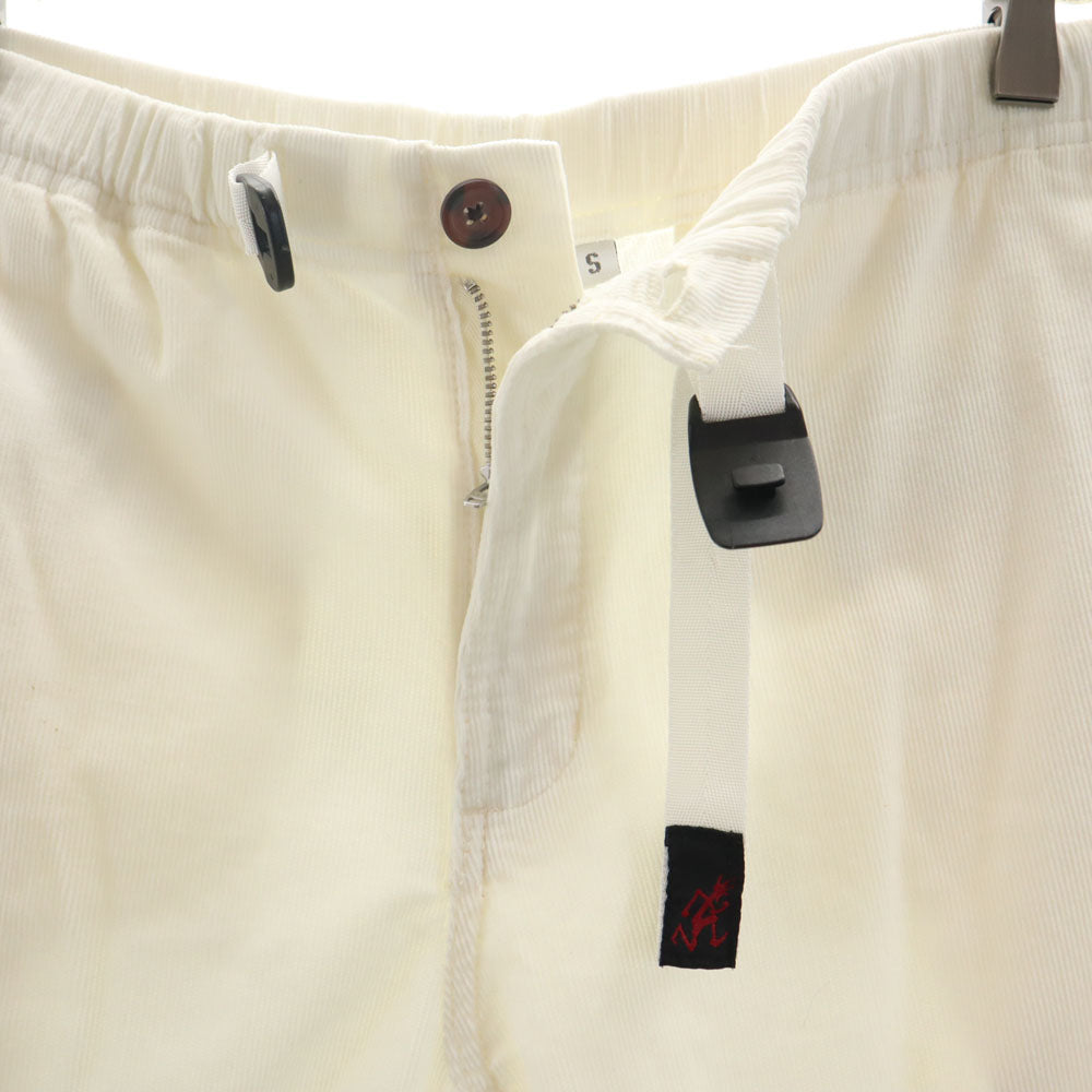 グラミチ アーバンリサーチドアーズ コラボ コーデュロイ クライミングショートパンツ S ホワイト Gramicci × URBAN RESEARCH DOORS メンズ