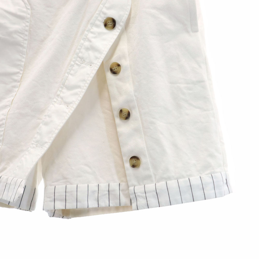 アメリ ショートパンツ M オフホワイト AMERI UNDRESSED MEDITTERA LINE キュロット レディース