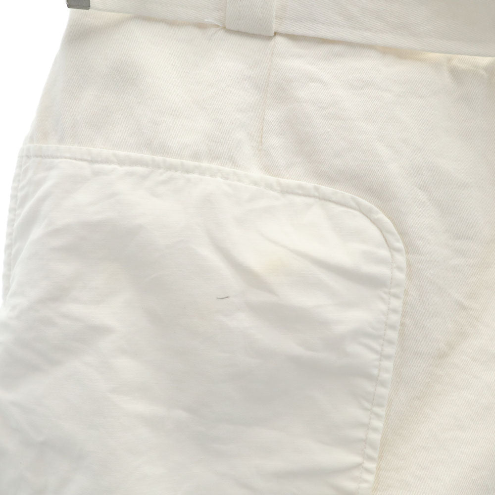 アメリ ショートパンツ M オフホワイト AMERI UNDRESSED MEDITTERA LINE キュロット レディース