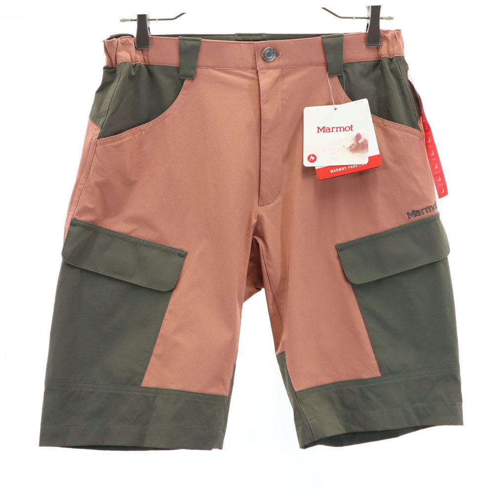未使用 マーモット アウトドア デサント製 ハーフパンツ L ダスティーピンク系 MARMOT ショート W'S ACT EASY HALF PANT レディース