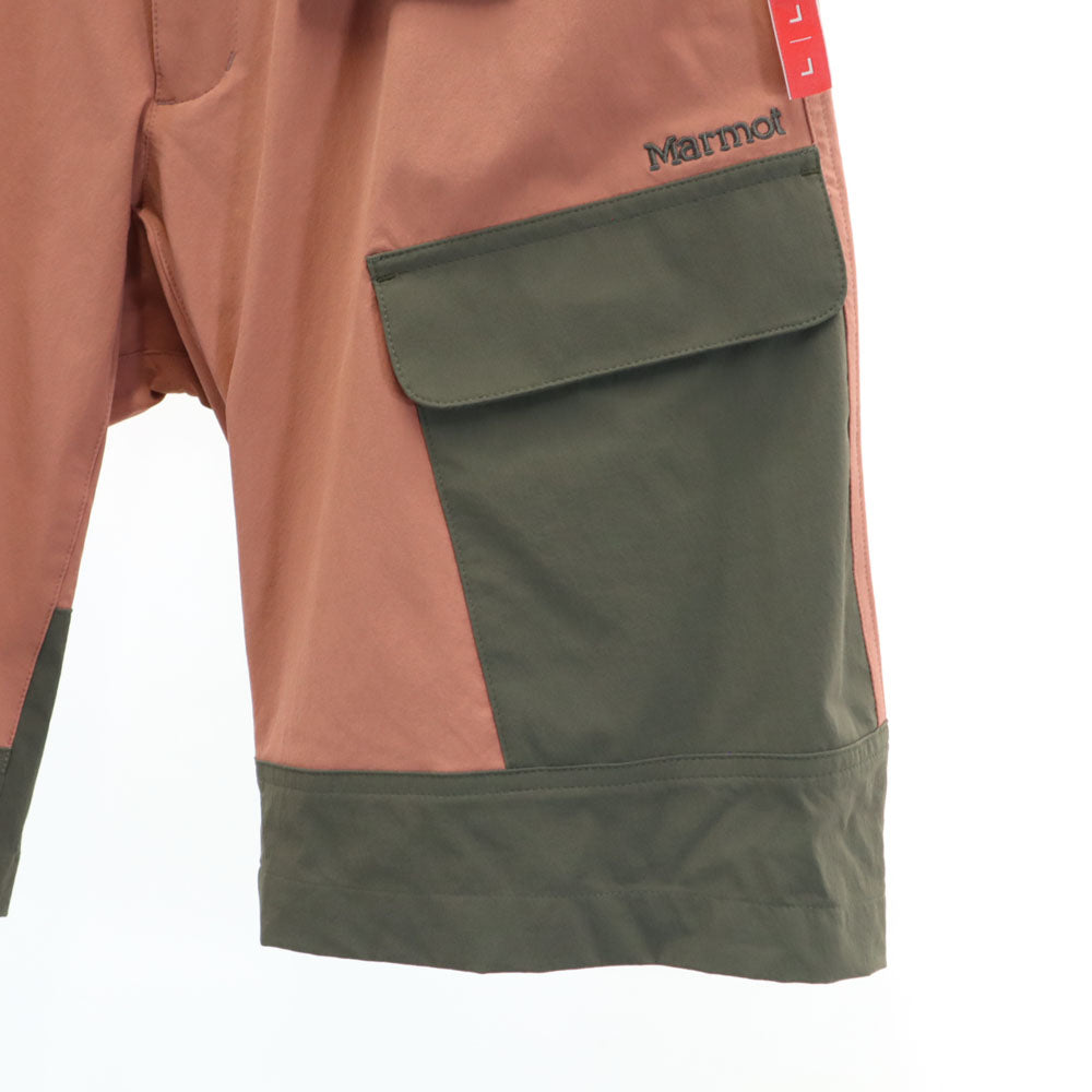 未使用 マーモット アウトドア デサント製 ハーフパンツ L ダスティーピンク系 MARMOT ショート W'S ACT EASY HALF PANT レディース