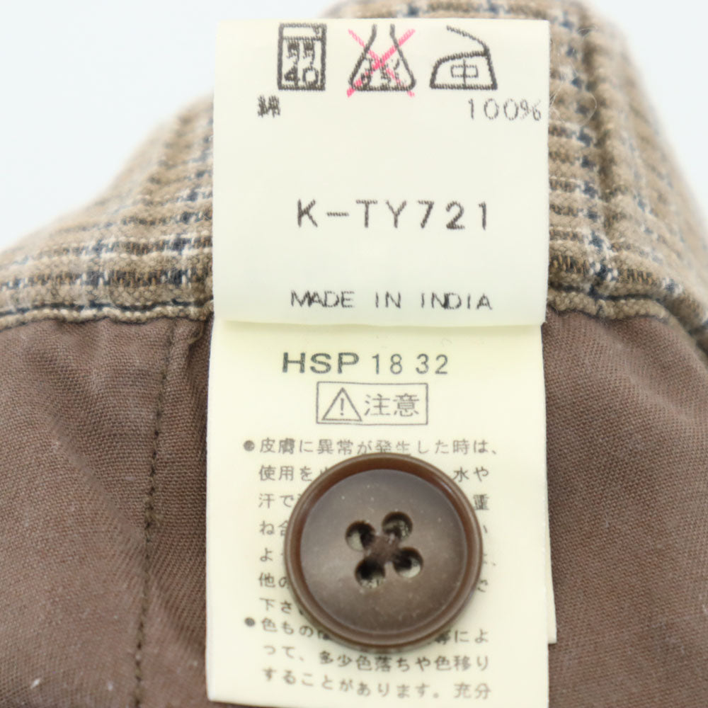 ヘリーハンセン チェック柄 ハーフパンツ XL ブラウン HELLY HANSEN メンズ