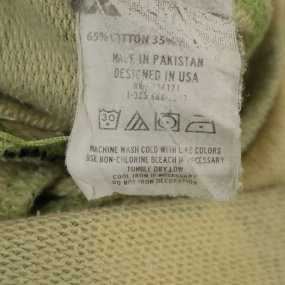 エクストララージ カモフラ柄 スウェット ハーフパンツ L グリーン系 XLARGE 迷彩 ショート メンズ