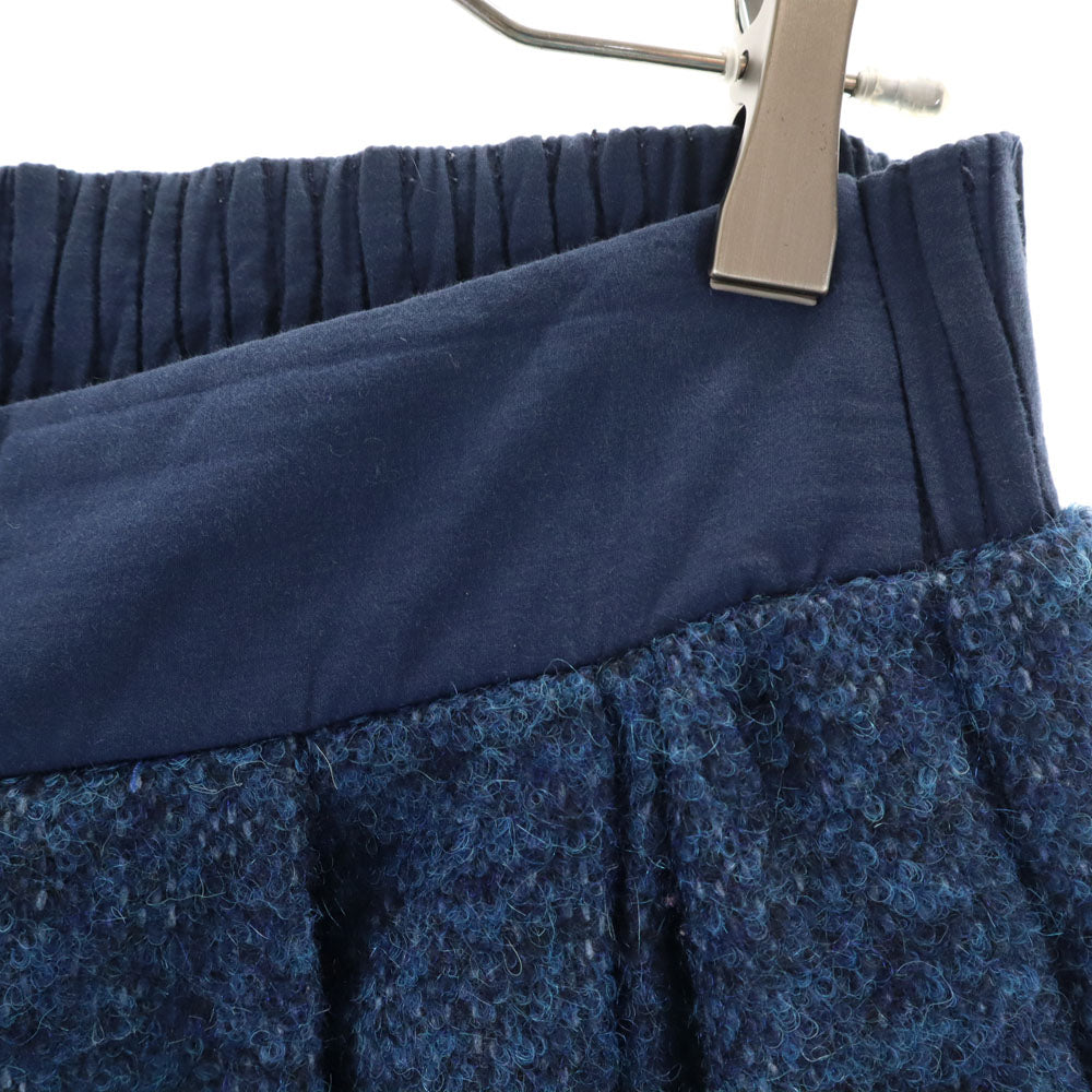 SEE BY CHLOE シーバイクロエ ウールブレンド ミニスカート 40 ネイビー ウエストゴム レディース