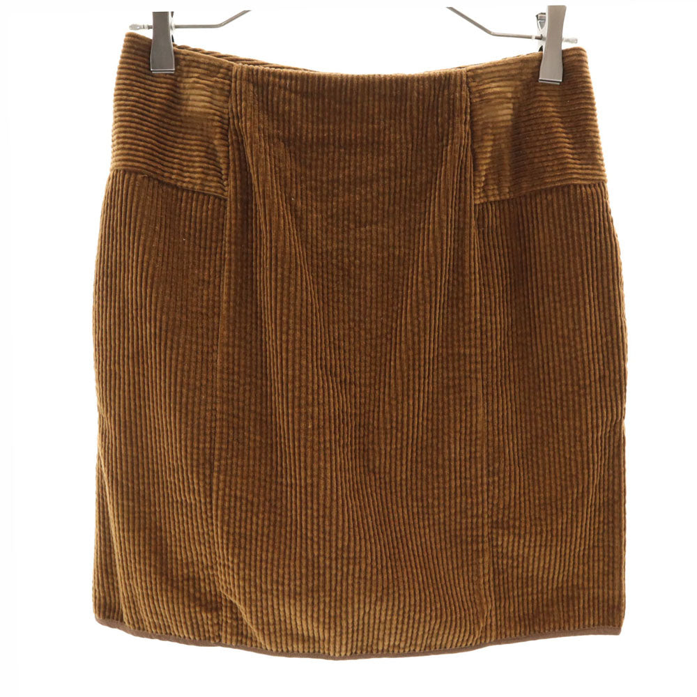 Ron Herman ロンハーマン ミニ丈 コーデュロイ タイトスカート XS ブラウン レディース