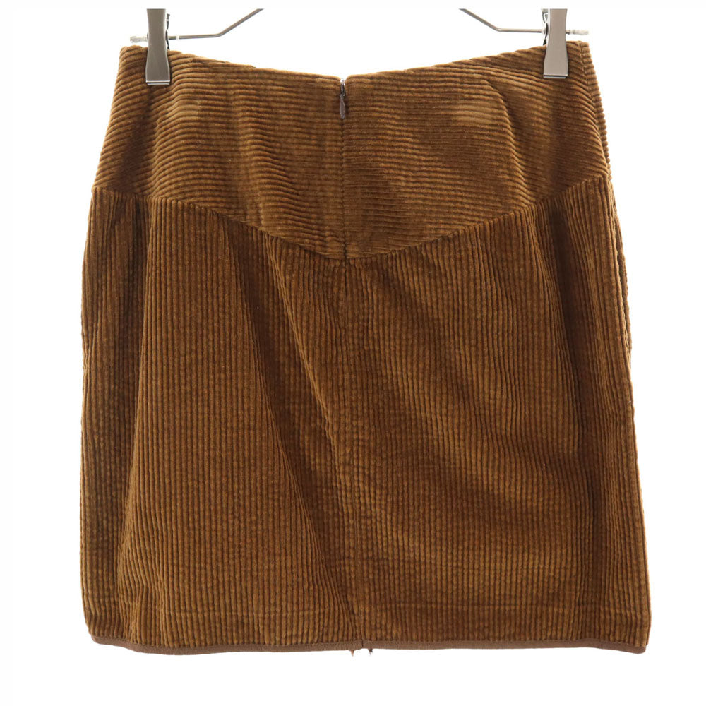 Ron Herman ロンハーマン ミニ丈 コーデュロイ タイトスカート XS ブラウン レディース
