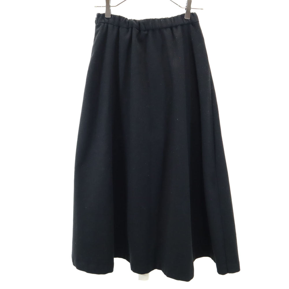 AMERI UNDRESSED アメリ ウールブレンド ロング丈 フレアスカート S ブラック系 レディース