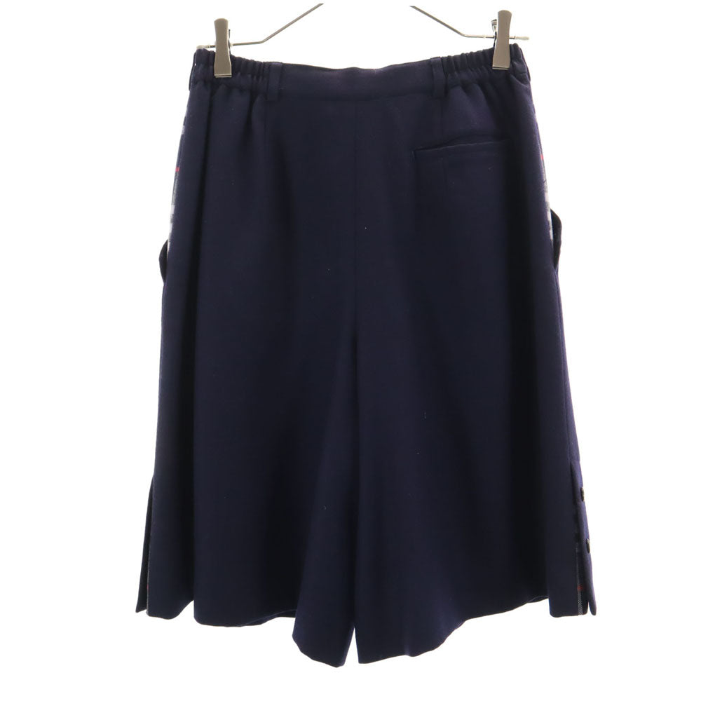 Burberrys バーバリーズ 90s ウール オールド ハーフパンツ L ネイビー レディース