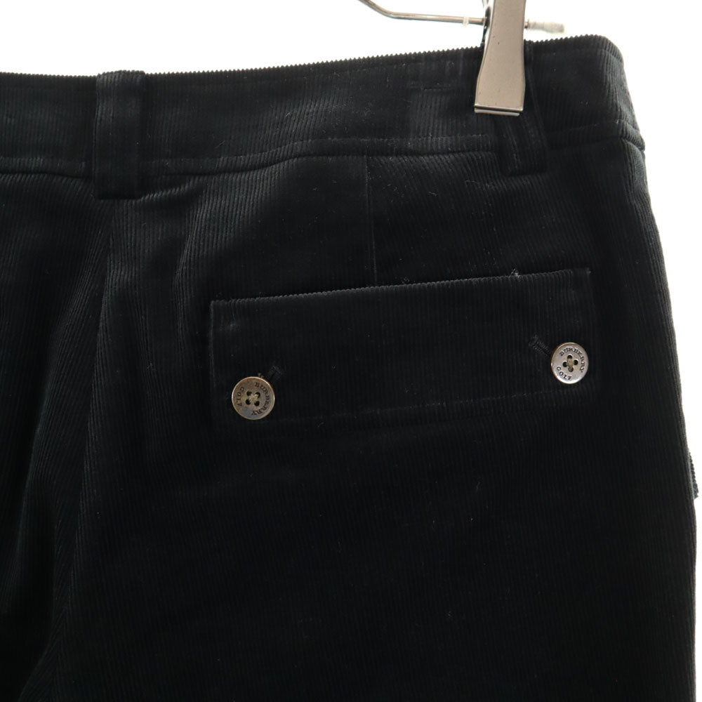 BURBERRY GOLF バーバリーゴルフ コーデュロイ ハーフパンツ 11 ブラック レディース