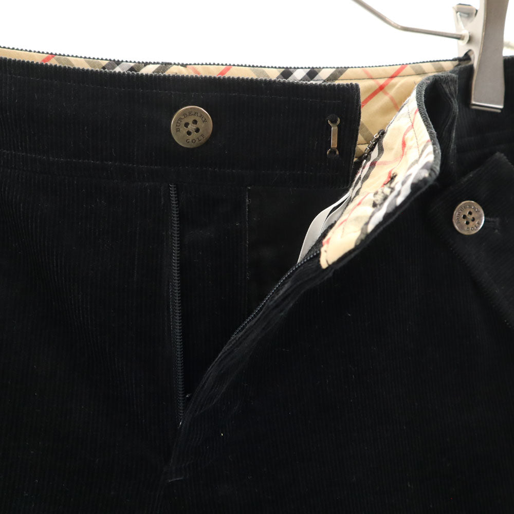 BURBERRY GOLF バーバリーゴルフ コーデュロイ ハーフパンツ 11 ブラック レディース