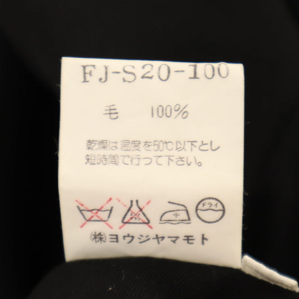 ヨウジヤマモト 日本製 ウール100% ロングスカート XS ブラック Yohji Yamamoto レディース