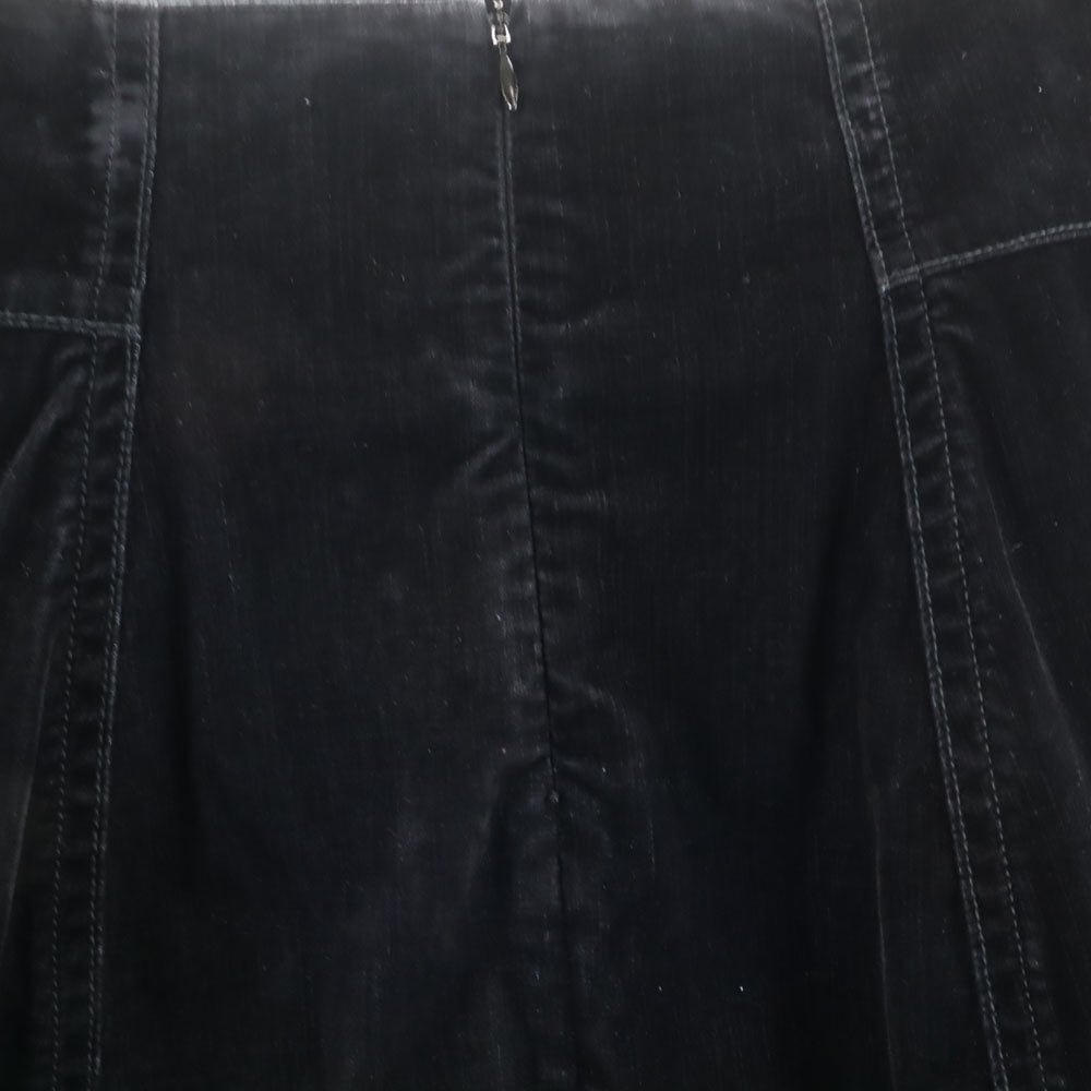 MARNI マルニ イタリア製 モールスキン 膝丈スカート 40 ブラック レディース
