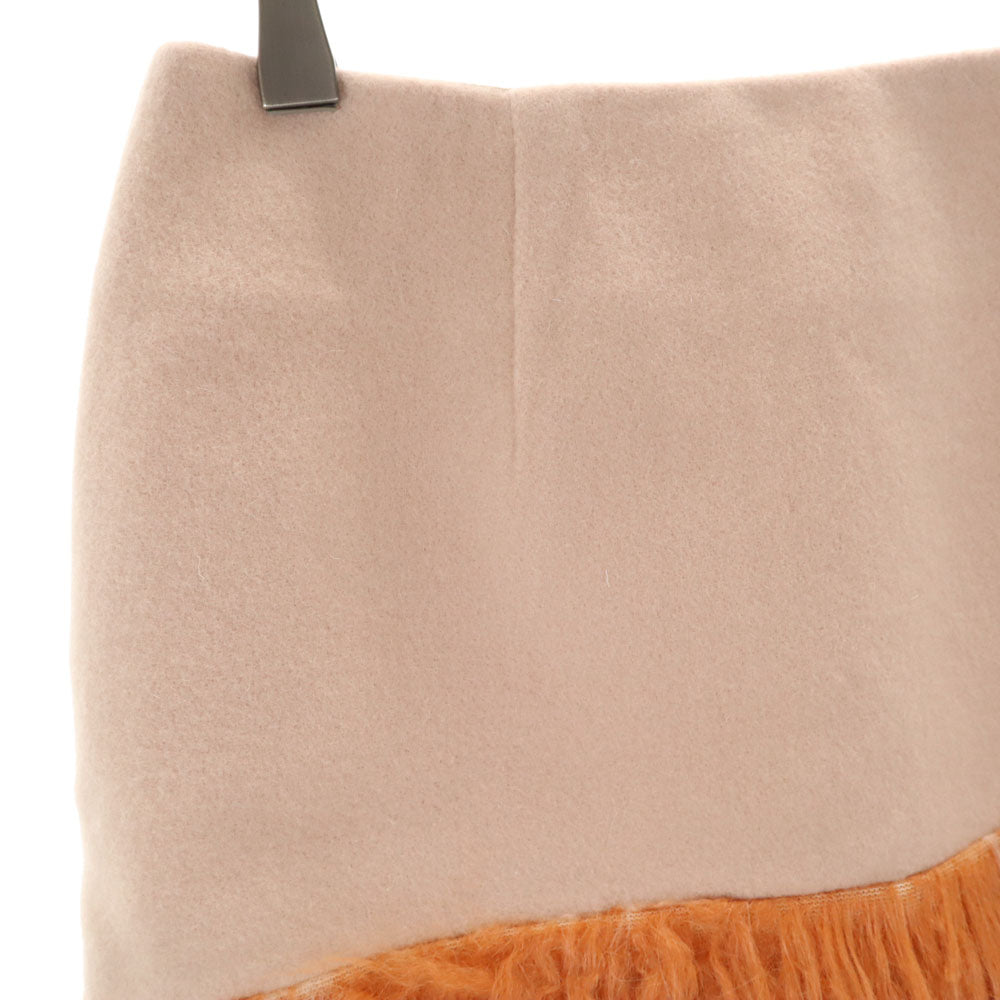 美品 Lily Brown リリーブラウン ウールブレンド ミニスカート 1 ピンク レディース