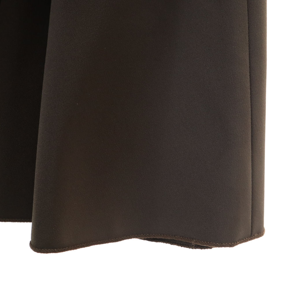 FOXEY NEW YORK フォクシーニューヨーク 日本製 ミディ丈 プリーツスカート 40 ブラウン レディース