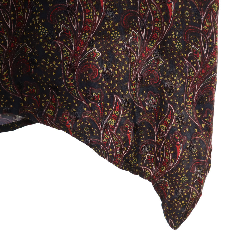 ケービーエフ 総柄 ロングスカート ONE ボルドー 他 KBF ウエストゴム レディース