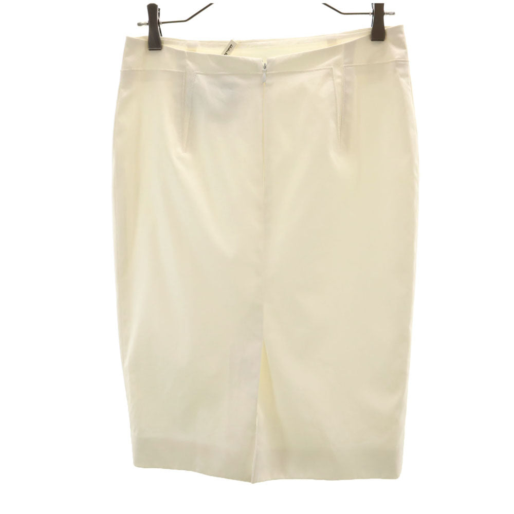 Salvatore Ferragamo サルヴァトーレフェラガモ ミディ丈 タイトスカート 40 ホワイト レディース