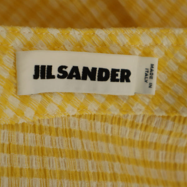 ジルサンダー イタリア製 ロング丈 スカート 34 イエロー JIL SANDER レディース